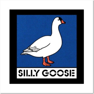 Big Silly Geese Funny Silly Goose Posters and Art